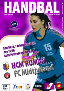 NEAMŢ: HCM Roman &#8211; Midtjylland (07.02.2015, 11:00, Sala Sporturilor Roman), ZCH NEWS - sursa ta de informații