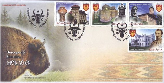 Muzeul Cucuteni, Cetatea Neamţ şi zimbrul, ilustrate în mărci poştale FOTO, ZCH NEWS - sursa ta de informații