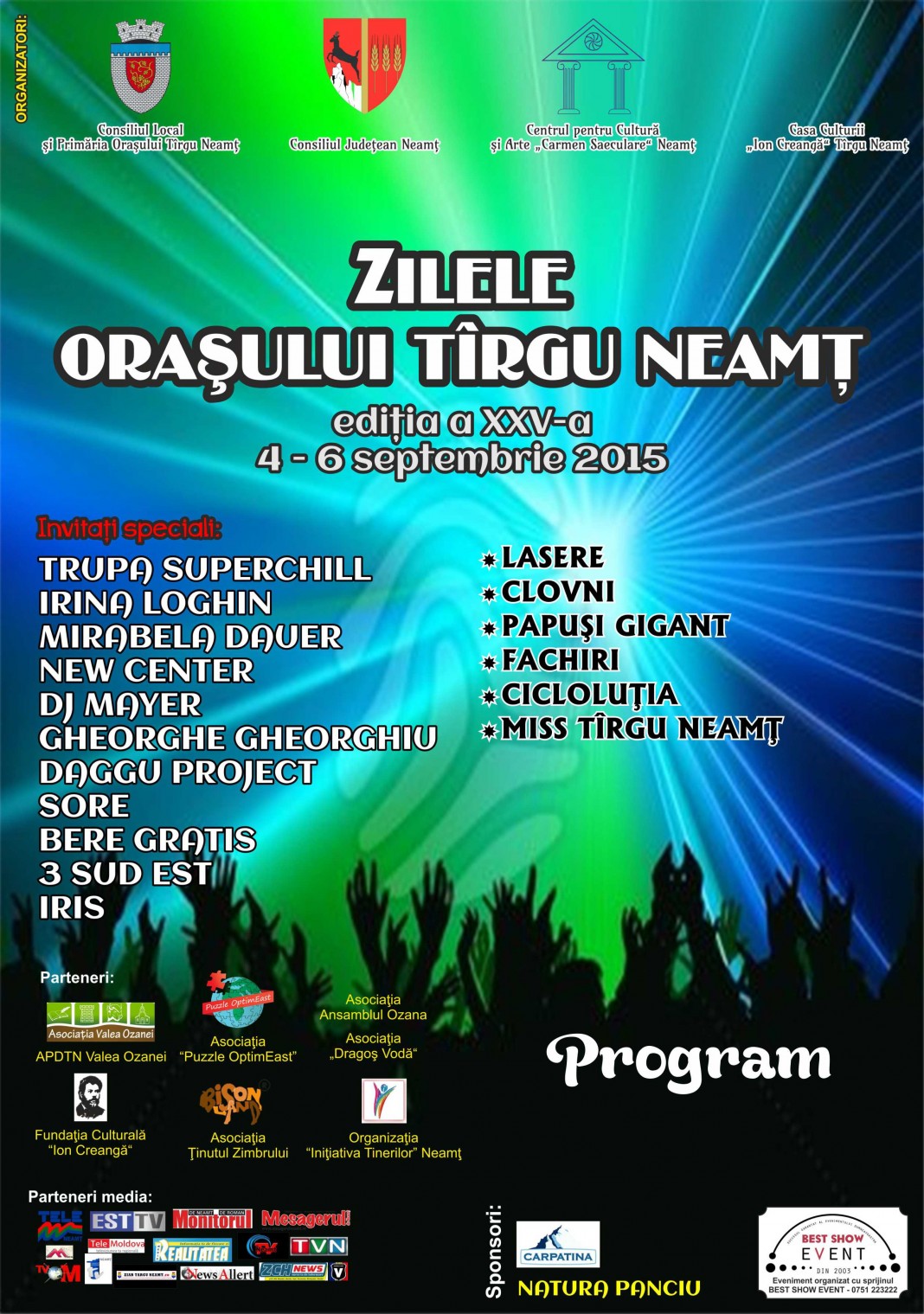 Zilele Orașului Târgu Neamț – program