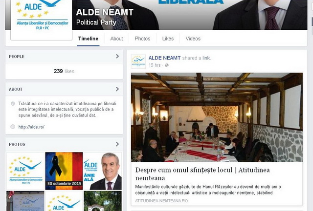 Partidele din Neamţ: Facebook-ul e bun în campanii, de Ziua Naţională mai puţin!, ZCH NEWS - sursa ta de informații