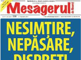 A apărut MESAGERUL DE NEAMŢ – 230