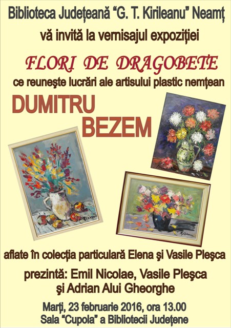 ”Flori de Dragobete” de la Dumitru Bezem