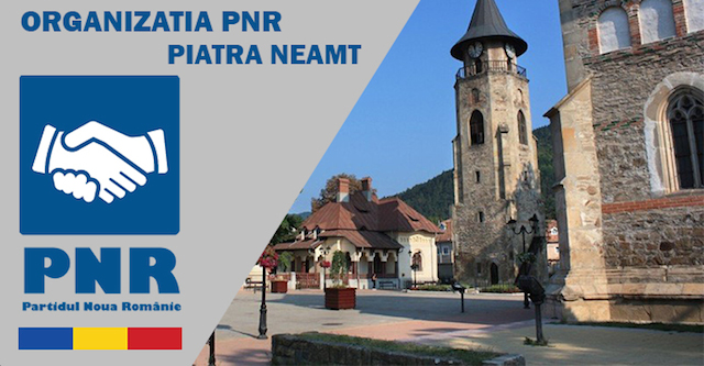 Partidul Noua Românie are organizație locală și la Piatra Neamț. Urmează să-și găsească și președintele