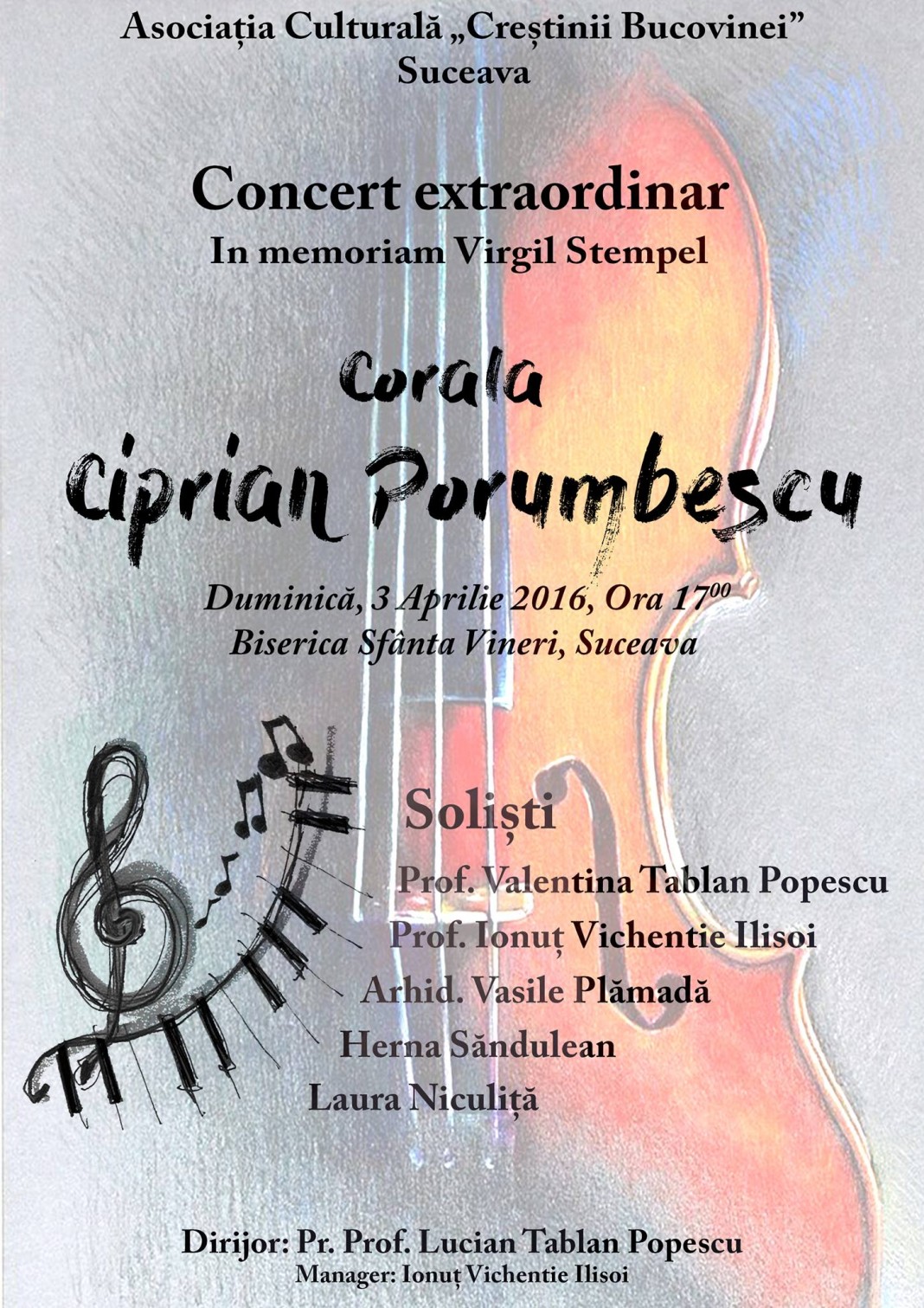 Concert Extraordinar „In memoriam Virgil Stempel”
