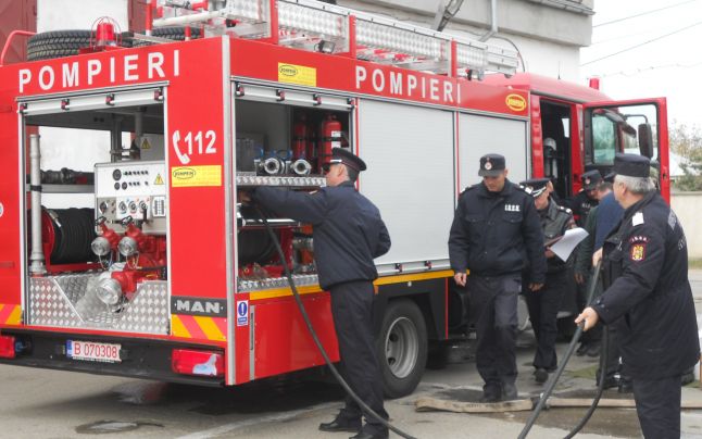 Incendiu la Şcoala Băluşeşti