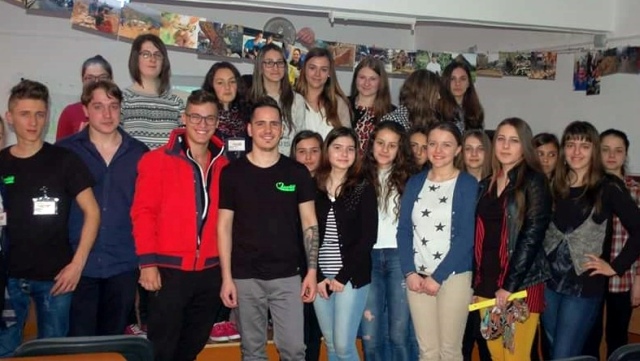 Ionuț Ursu, în fața elevilor, cu propria-i lecție de viață