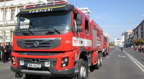 Maşină în flăcări pe str. Mihai Viteazu, ZCH NEWS - sursa ta de informații