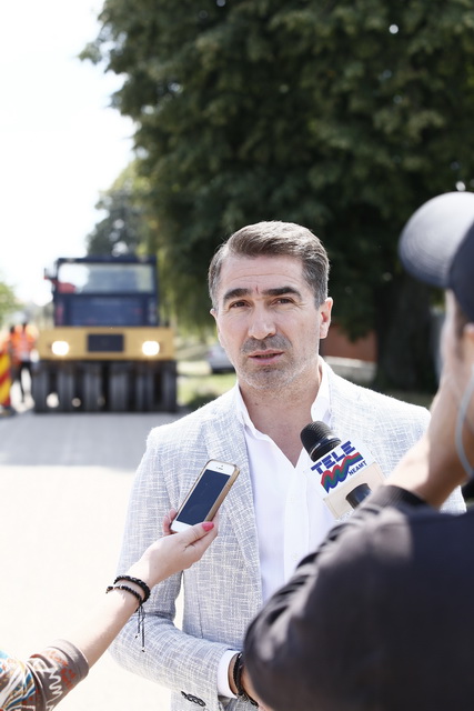 CJ Neamţ: „Președintele a vizitat stadiul lucrărilor la DJ 155, Humulești – Totoiești”