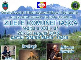 Nume grele la Zilele comunei Taşca
