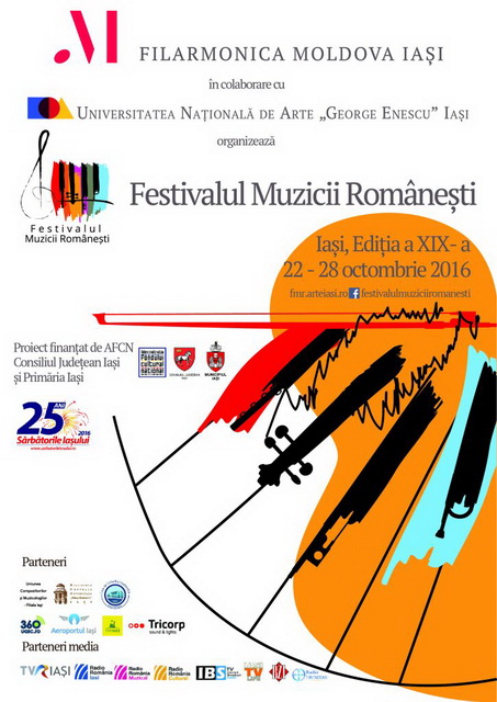 Festivalul Muzicii Românești, ediţia a XIX-a (22-28.10, Iaşi), ZCH NEWS - sursa ta de informații
