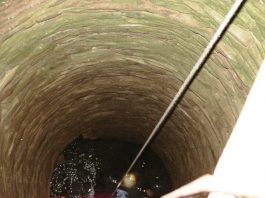 Bătrână căzută în fântână la Păstrăveni