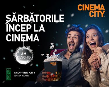 S-a deschis Cinema City la Shopping City Piatra Neamţ! 10 filme chiar din prima săptămână!, ZCH NEWS - sursa ta de informații