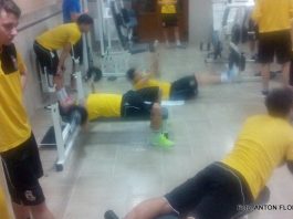 GALERIE FOTO Toader Şteţ, aniversare în cantonament cu CSM Ceahlăul Piatra Neamţ