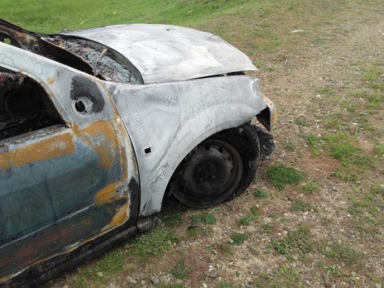 ACTUALIZARE Mașină furată și arsă la Trifești, ZCH NEWS - sursa ta de informații