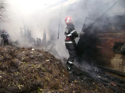 ACTUALIZARE Incendiu la un grajd din Negreşti, doi viţei carbonizaţi, ZCH NEWS - sursa ta de informații