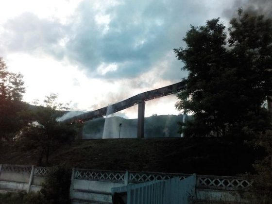 ACTUALIZARE GALERIE FOTO Incendiu de amploare la fabrica de ciment Tașca, ZCH NEWS - sursa ta de informații