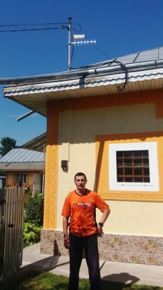 Timișești: Singurul cetățean cu antenă proprie Orange, pe casă, ZCH NEWS - sursa ta de informații
