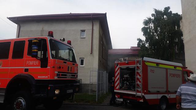 Incendiu la grădiniţa de pe Ana Ipătescu. Foto, ZCH NEWS - sursa ta de informații