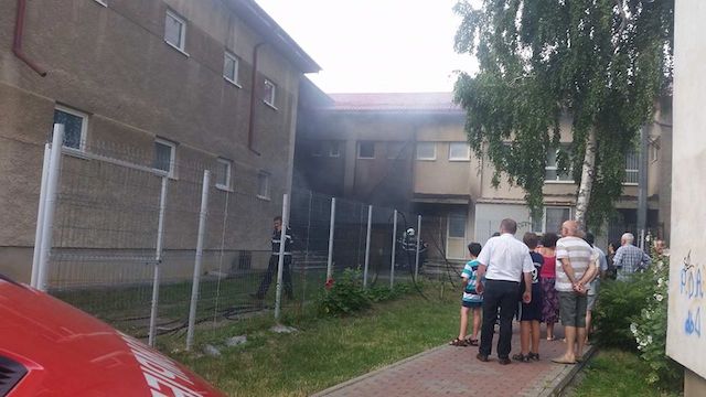 Incendiu la grădiniţa de pe Ana Ipătescu. Foto, ZCH NEWS - sursa ta de informații