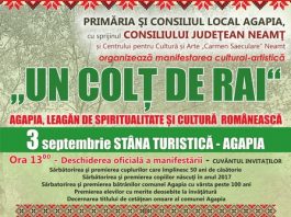 „Un colţ de rai: Agapia, leagăn de spiritualitate şi cultură românească” – ediţia a IV-a