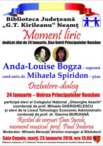 Manifestări dedicate Unirii Principatelor la Biblioteca &#8222;Kirileanu&#8221;, ZCH NEWS - sursa ta de informații