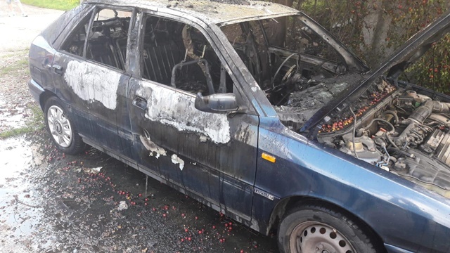 Actualizare. Au fost identificați copii care au incendiat o maşină la Piatra Neamț