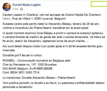 Comunitatea românilor din Belgia în ajutorul tânărului rănit în explozie. Starea lui Alexandru, ZCH NEWS - sursa ta de informații