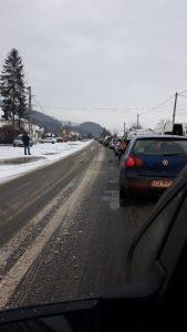 FOTO Accident la Pângărați, trafic oprit, coadă la Preluca din nou, ZCH NEWS - sursa ta de informații