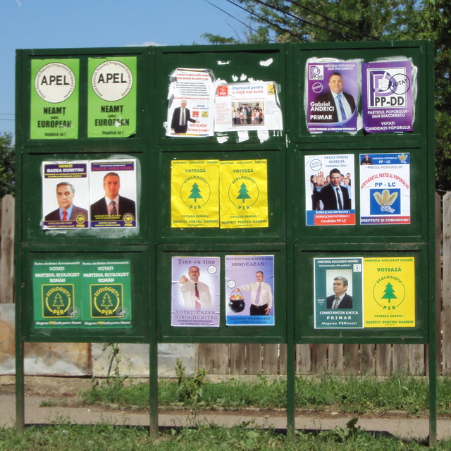 S-au stabilit locurile pentru afişaj electoral la Piatra Neamţ, ZCH NEWS - sursa ta de informații