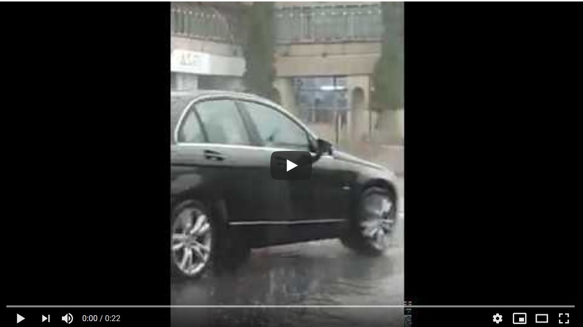 Filmulețe cu orașul Târgu Neamț sub ape