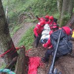 FOTO: Trei echipe au intervenit. Turist ieșean rănit coborât de salvamontiști din Masivul Ceahlău, ZCH NEWS - sursa ta de informații