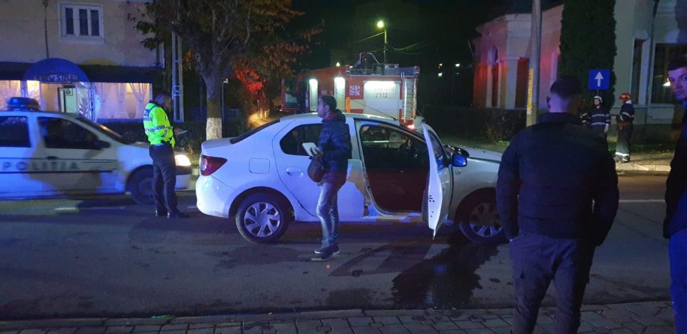 FOTO: Accident cu victimă în centrul orașului Târgu Neamț