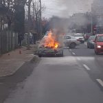 FOTO: Autoturism în flăcări, ZCH NEWS - sursa ta de informații