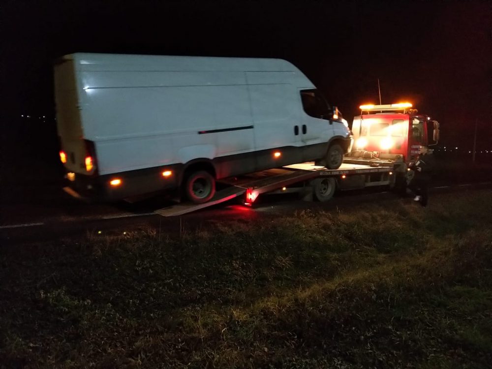 Bărbat lovit mortal de o autoutilitară
