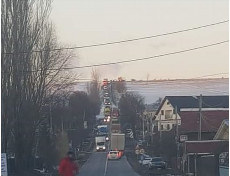 Un TIR a derapat, trafic oprit pe ruta Târgu Neamț &#8211; Fălticeni, ZCH NEWS - sursa ta de informații