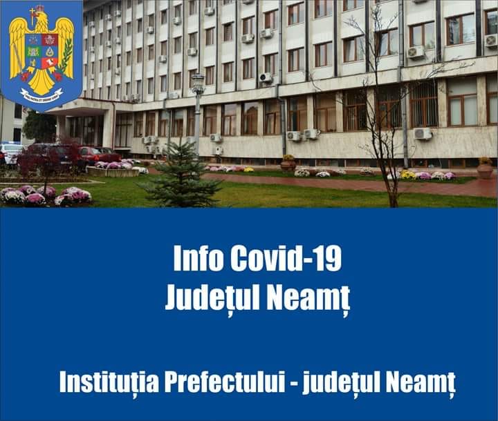 Situația oficială în Neamț: 102 persoane în carantină, aceleași 2 cazuri confirmate cu coronavirus