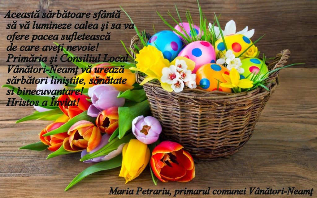 Felicitări din partea primarilor din Neamț cu ocazia sărbătorii Sfintelor Paști, ZCH NEWS - sursa ta de informații
