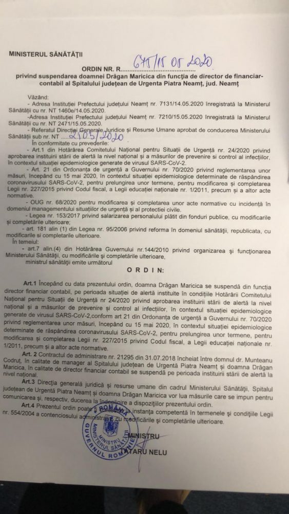 Exclusiv: Prima declarație a noului manager al Spitalului Județean Neamț, ZCH NEWS - sursa ta de informații