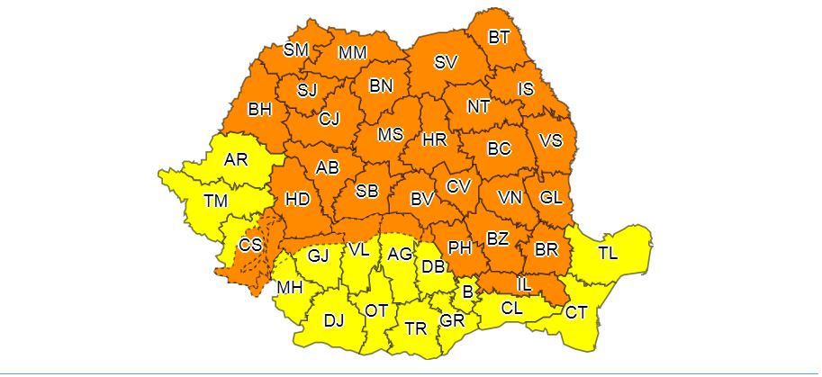 Atenție! Nou cod portocaliu de ploi torențiale și pericol de inundații în Moldova, ZCH NEWS - sursa ta de informații