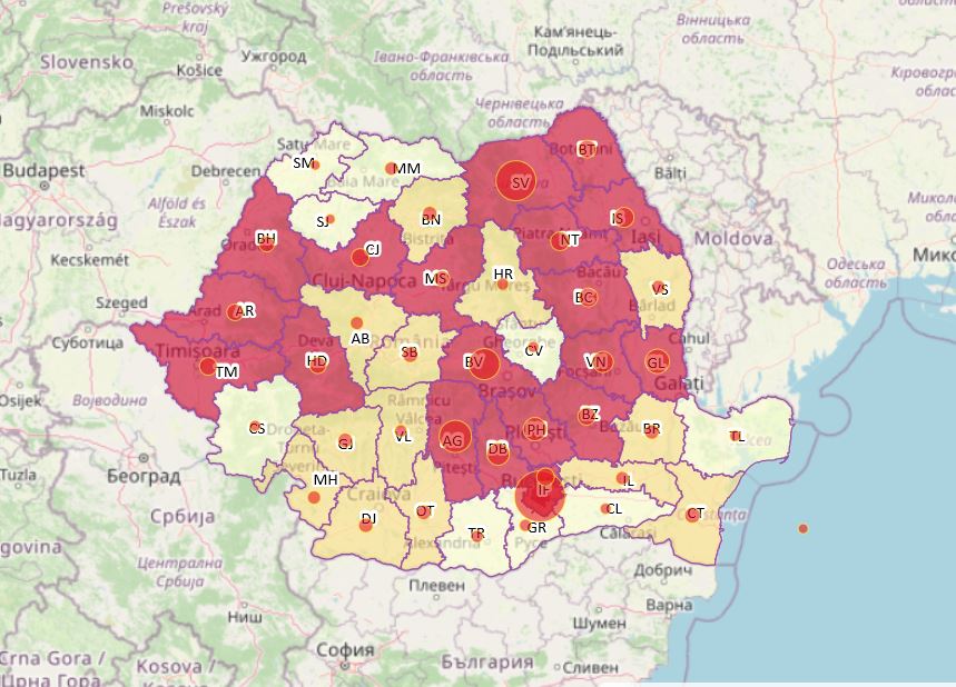 Coronavirus: Încă 11 persoane confirmate în județul Neamț. Scădere a cazurilor noi în regiunea Nord-Est