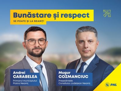 Andrei Carabelea şi Mugur Cozmanciuc – Soluția liberală pentru Piatra, ZCH NEWS - sursa ta de informații