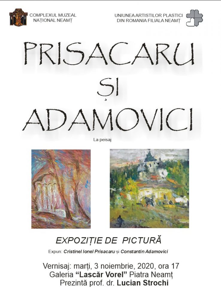 Expoziţie Prisacaru-Adamovici la Galeria &#8222;Lascăr Vorel&#8221;, ZCH NEWS - sursa ta de informații