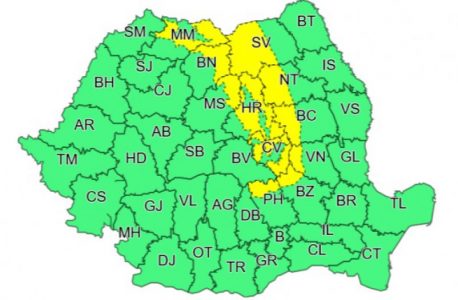 Cod galben în Suceava, Neamț și Bacău, ZCH NEWS - sursa ta de informații