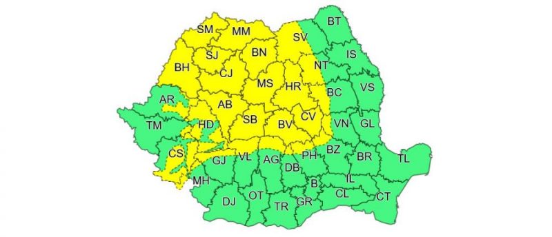 Vânt de 120 km/h, cod galben valabil în trei județe din Moldova, ZCH NEWS - sursa ta de informații