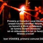 Felicitări cu ocazia Sfintelor Sărbători de Paște din partea unor primării din Neamț, ZCH NEWS - sursa ta de informații