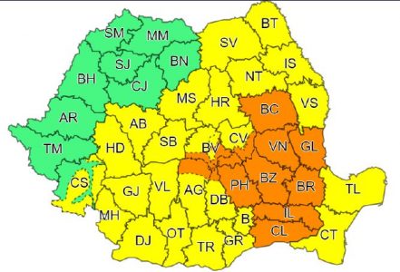 Avertizări meteo de ploi pentru regiunea Moldovei, ZCH NEWS - sursa ta de informații