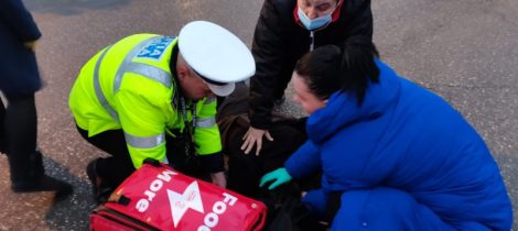 Biciclist accidentat în timp ce trecea pe roșu, ZCH NEWS - sursa ta de informații