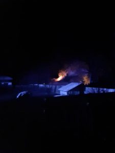 Casă distrusă de flăcări în Brusturi, ZCH NEWS - sursa ta de informații