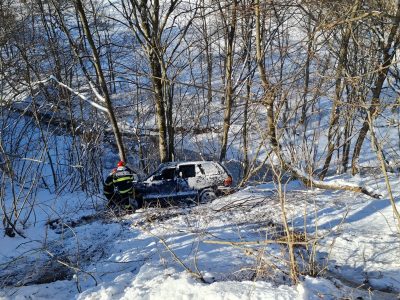 SUV răstunat într-o râpă la Gârcina, ZCH NEWS - sursa ta de informații