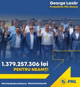 George Lazăr, președinte PNL Neamț: ”Sume record pentru dezvoltarea Neamțului, alocate de Guvernul Ciucă”, ZCH NEWS - sursa ta de informații